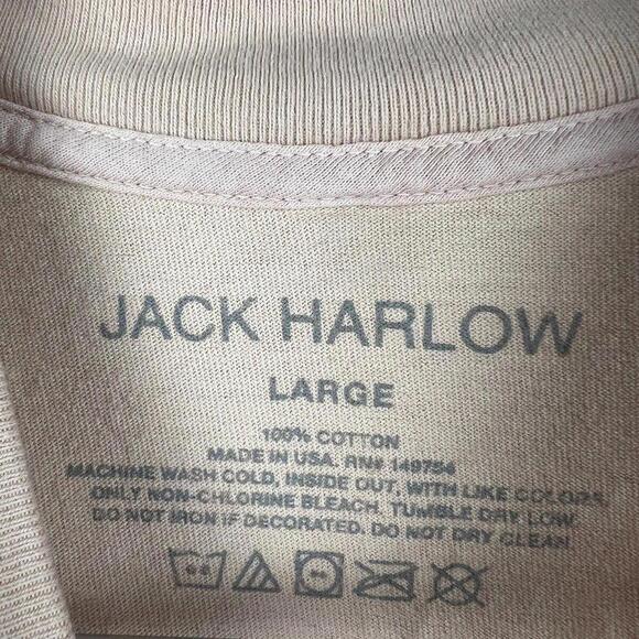 Jack Harlow Come Home The Kids Miss You Tour T Shirt Size Large 2022 Cream Color - Picture 4 of 5